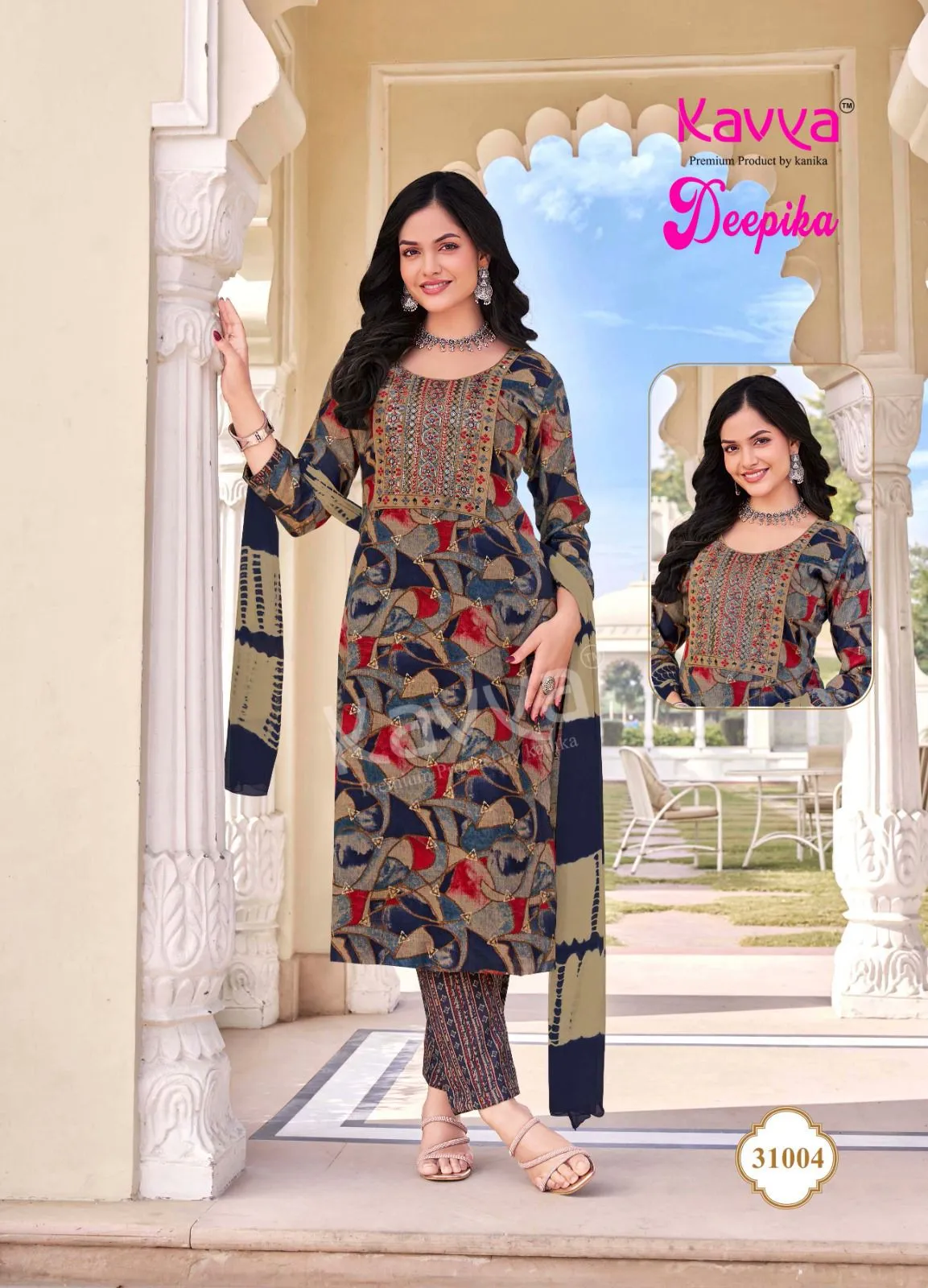 Kavya Deepika Vol 31 Straight Kurti Wholesale Readymade Salwar Suit Collection - Image 7