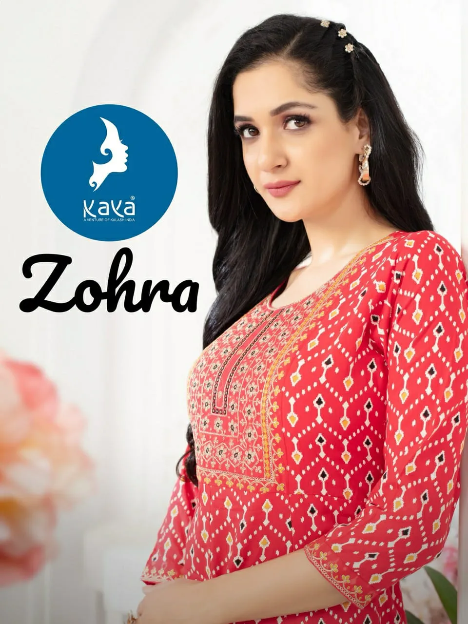 Kaya Zohra Rayon Print Wholesale Anarkali Top Collection