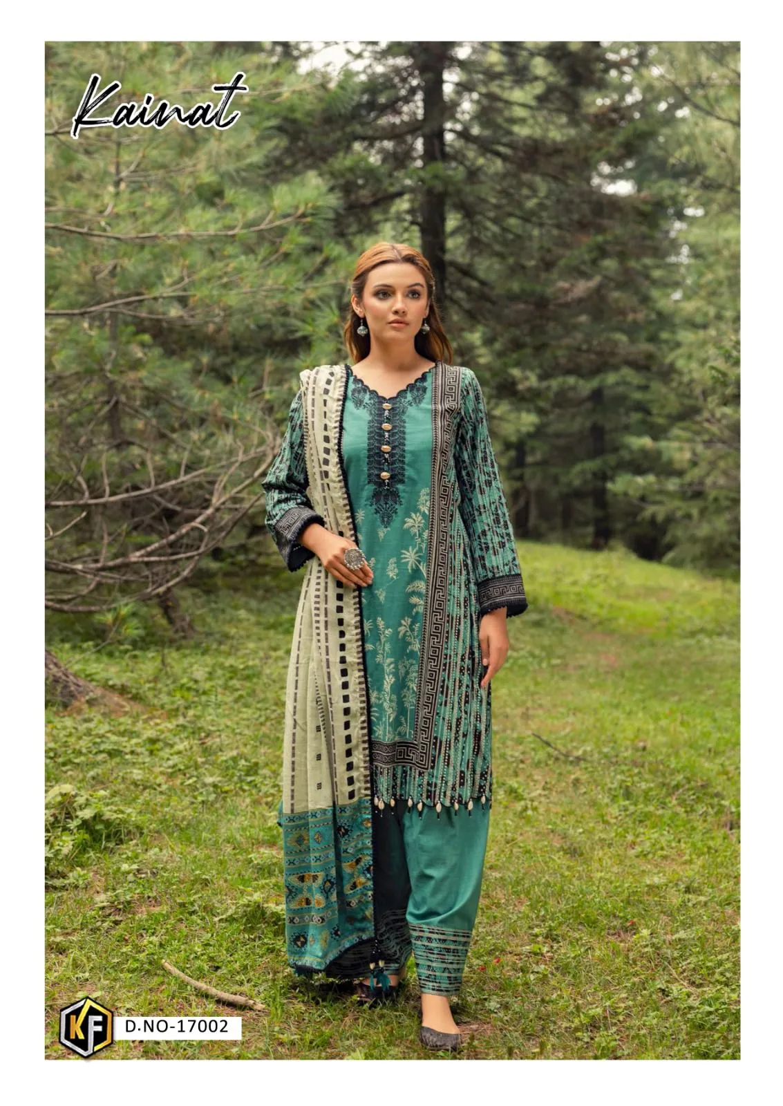 Keval Kainat Vol 17 Heavy Lawn Cotton Wholesale Pakistani Salwar Suit Collection - Image 4
