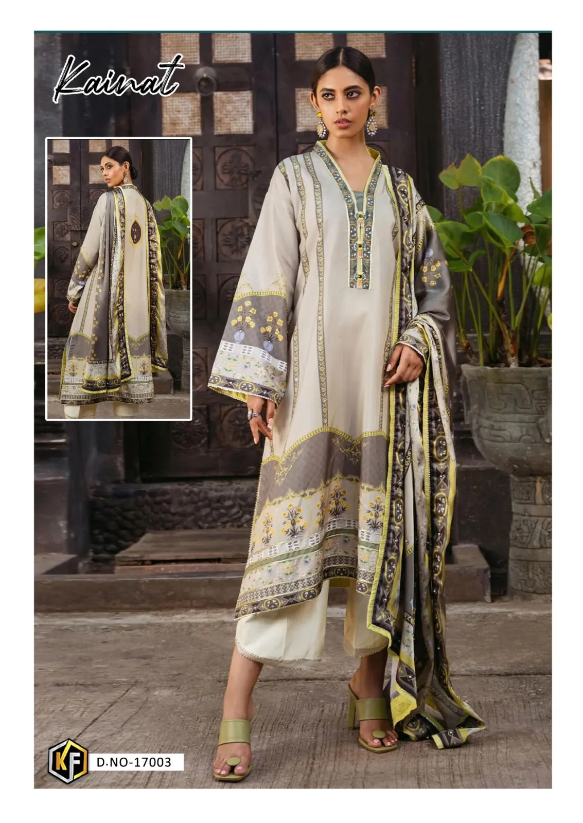 Keval Kainat Vol 17 Heavy Lawn Cotton Wholesale Pakistani Salwar Suit Collection - Image 7