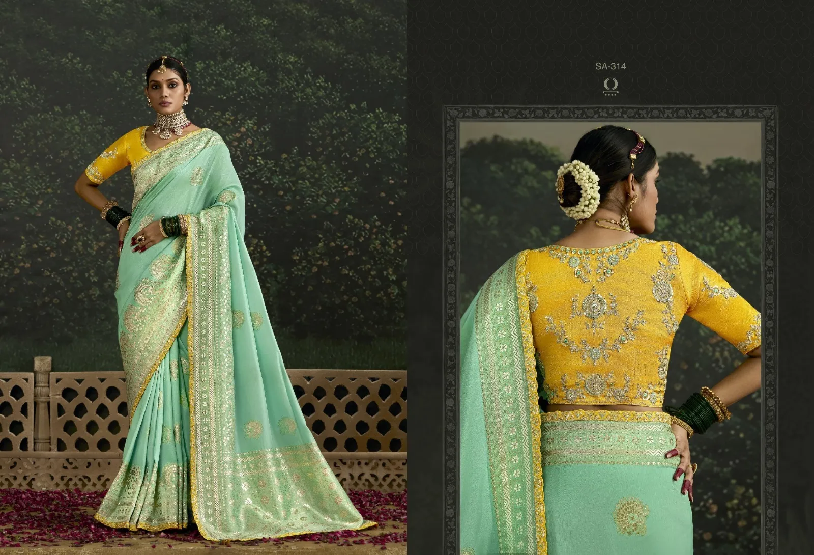 Kimora Baisa Dola Silk Wholesale Designer Sarees Collection — Wholesale Sarees, Kimora wholesale from Surat — view 5