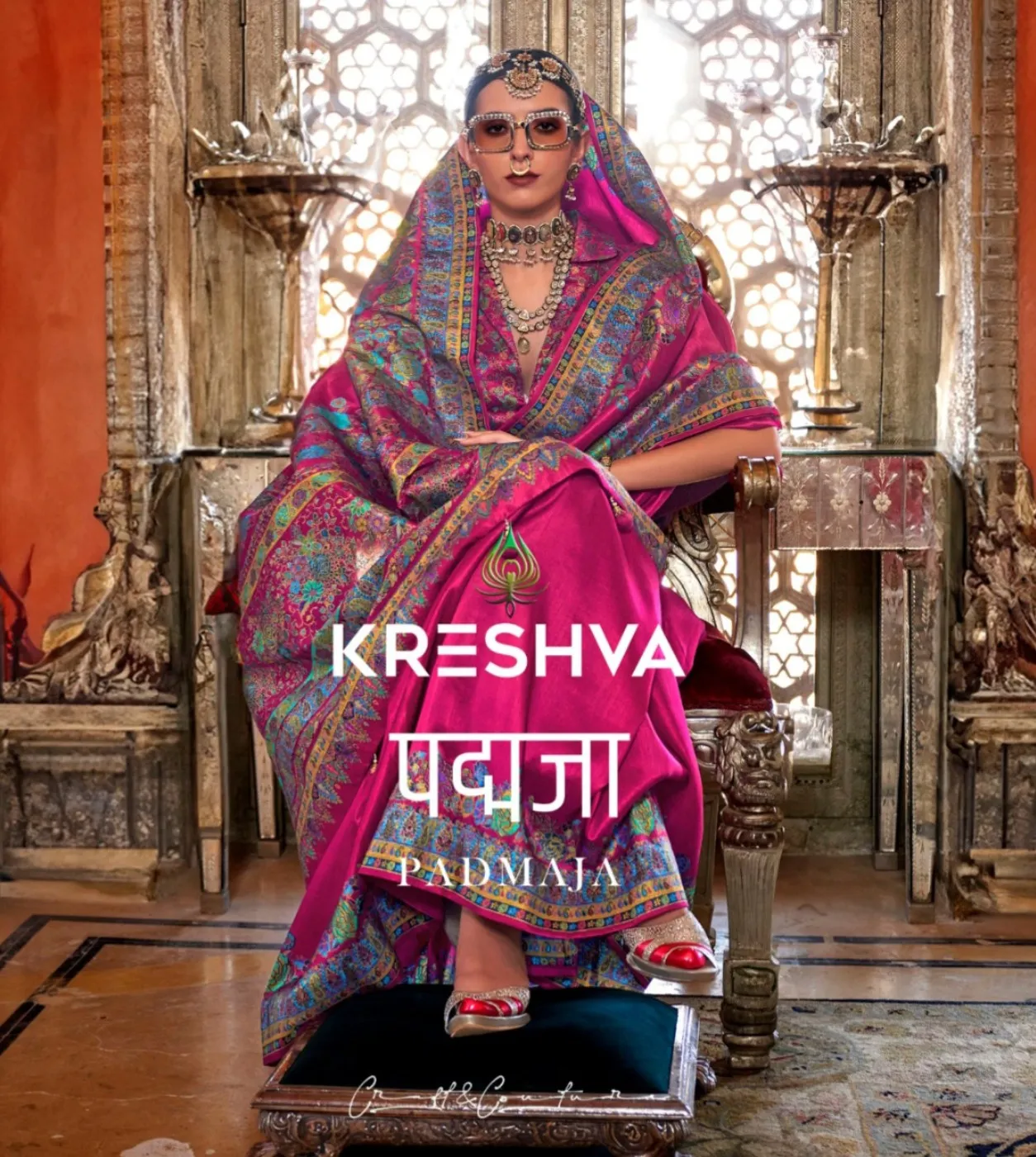 Buy Wholesale Kreshva Brand Saree from Surat @ Vardan Ethnic is the Wholesale Supplier Of Kreshva Brands Saree in surat.