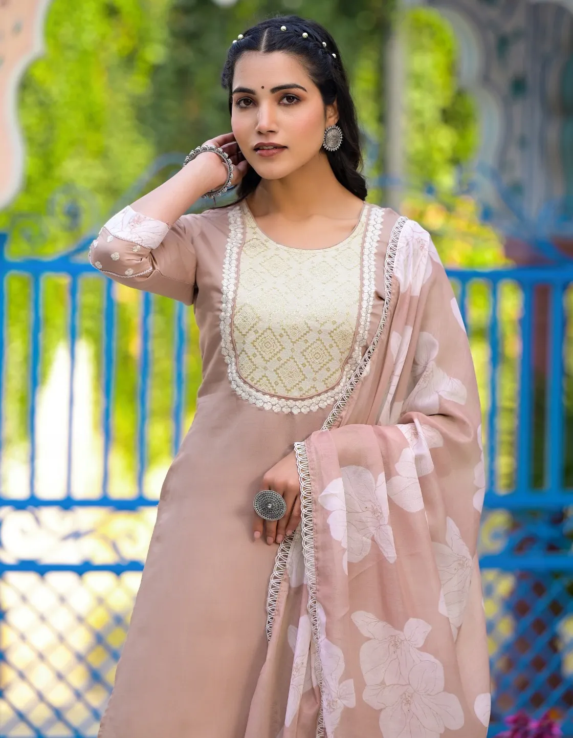 Label Khoj 9646 Roman Silk Wholesale Readymade Salwar Suit Collection