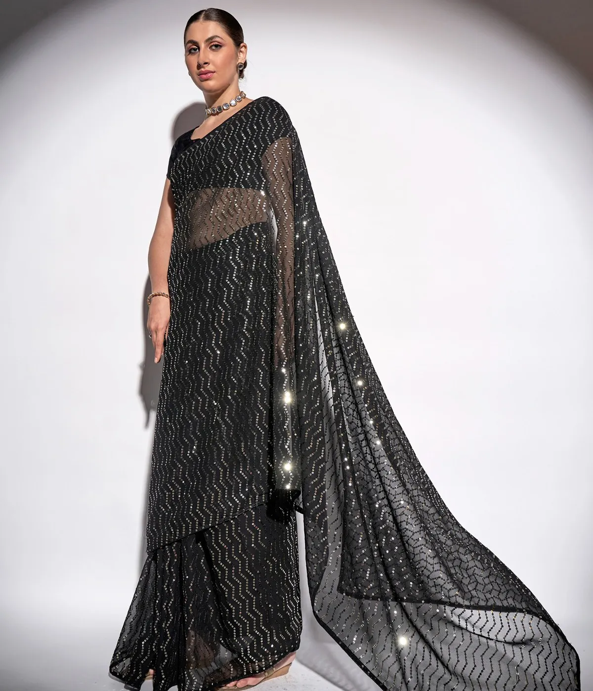 Laxminam Op-194 Georgette Wholesale Fancy Sarees Collection