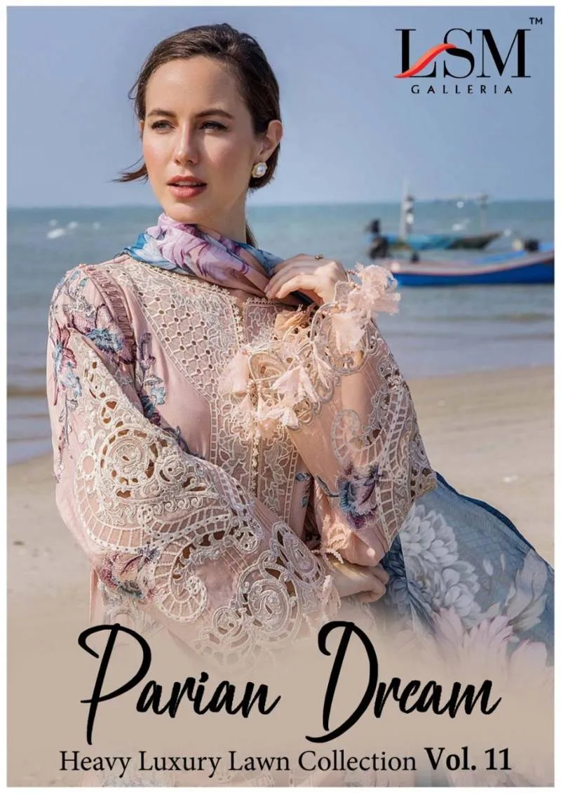 Lsm Parian Dream Vol 11 Lawn Cotton Wholesale Pakistani Salwar Suit Collection
