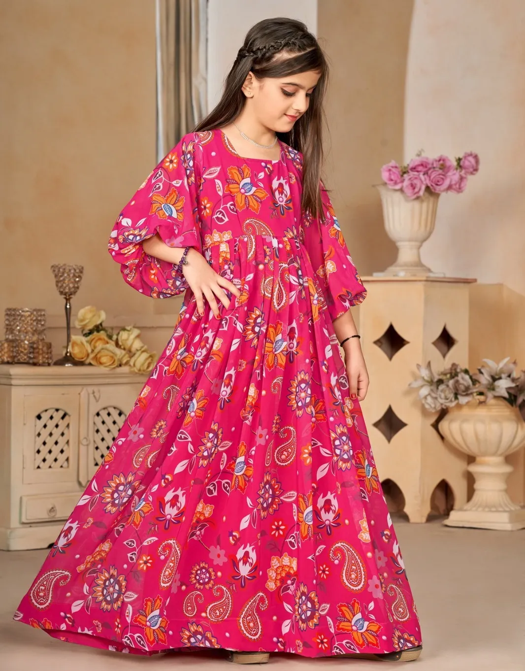 Lucaya Jenny Vol-02 Heavy Georgette Wholesale Kid's Wear Collection