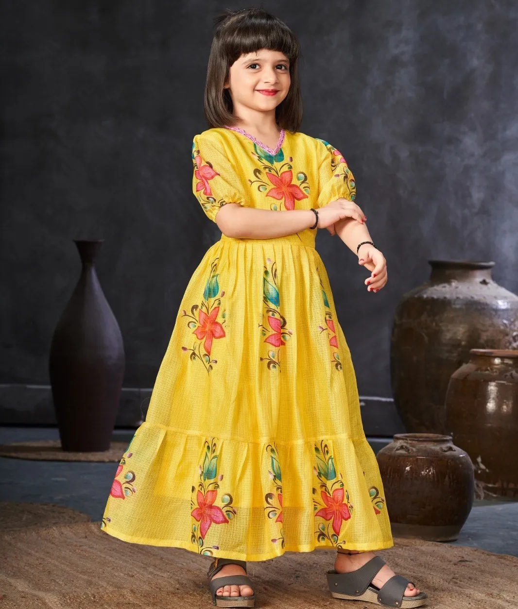 Lucaya Jenny Vol-03 Kota Checks Wholesale Kid's Wear Collection
