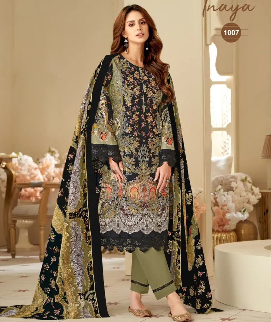 Mayur Inaya Vol 1 Cotton Printed Wholesale Pakistani Salwar Suit Collection