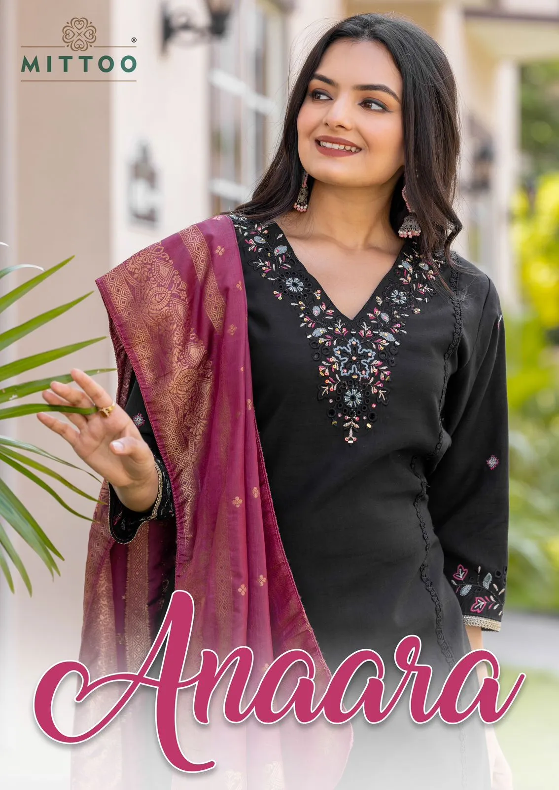 Mittoo Anara Modal Slub Wholesale Readymade Salwar Suit Collection — Wholesale Readymade Suit, Mittoo wholesale from Surat — view 1