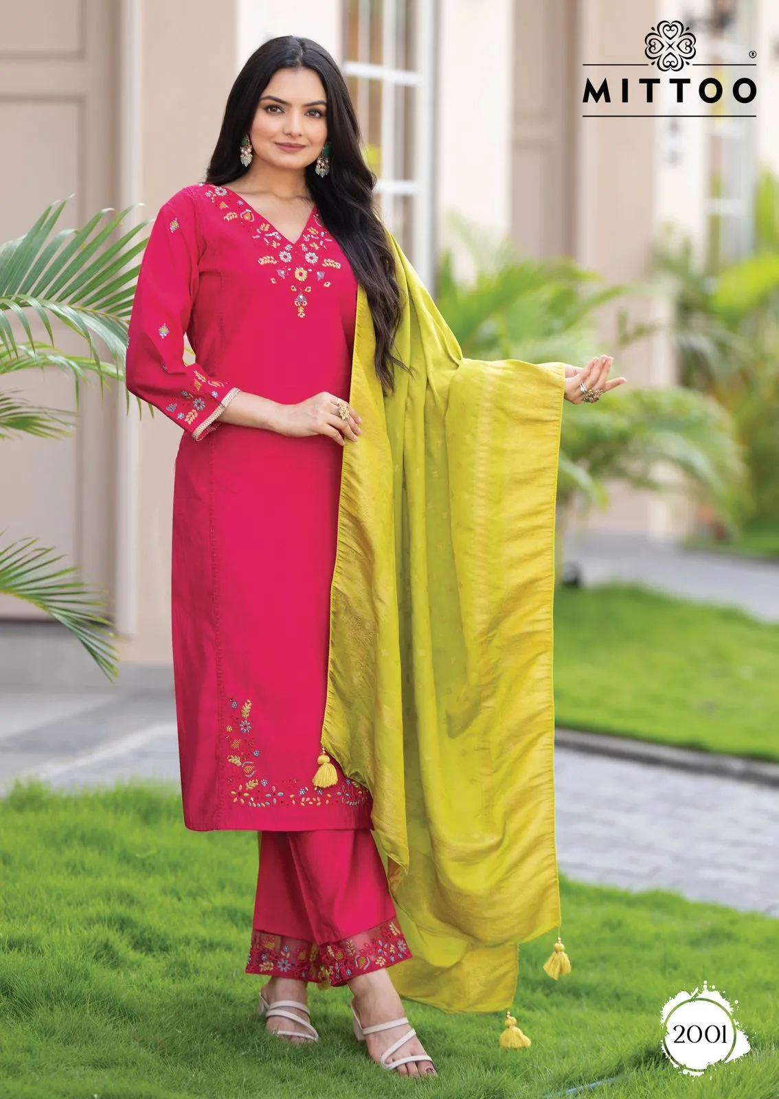 Mittoo Anara Modal Slub Wholesale Readymade Salwar Suit Collection — Wholesale Readymade Suit, Mittoo wholesale from Surat - Gallery Image 2