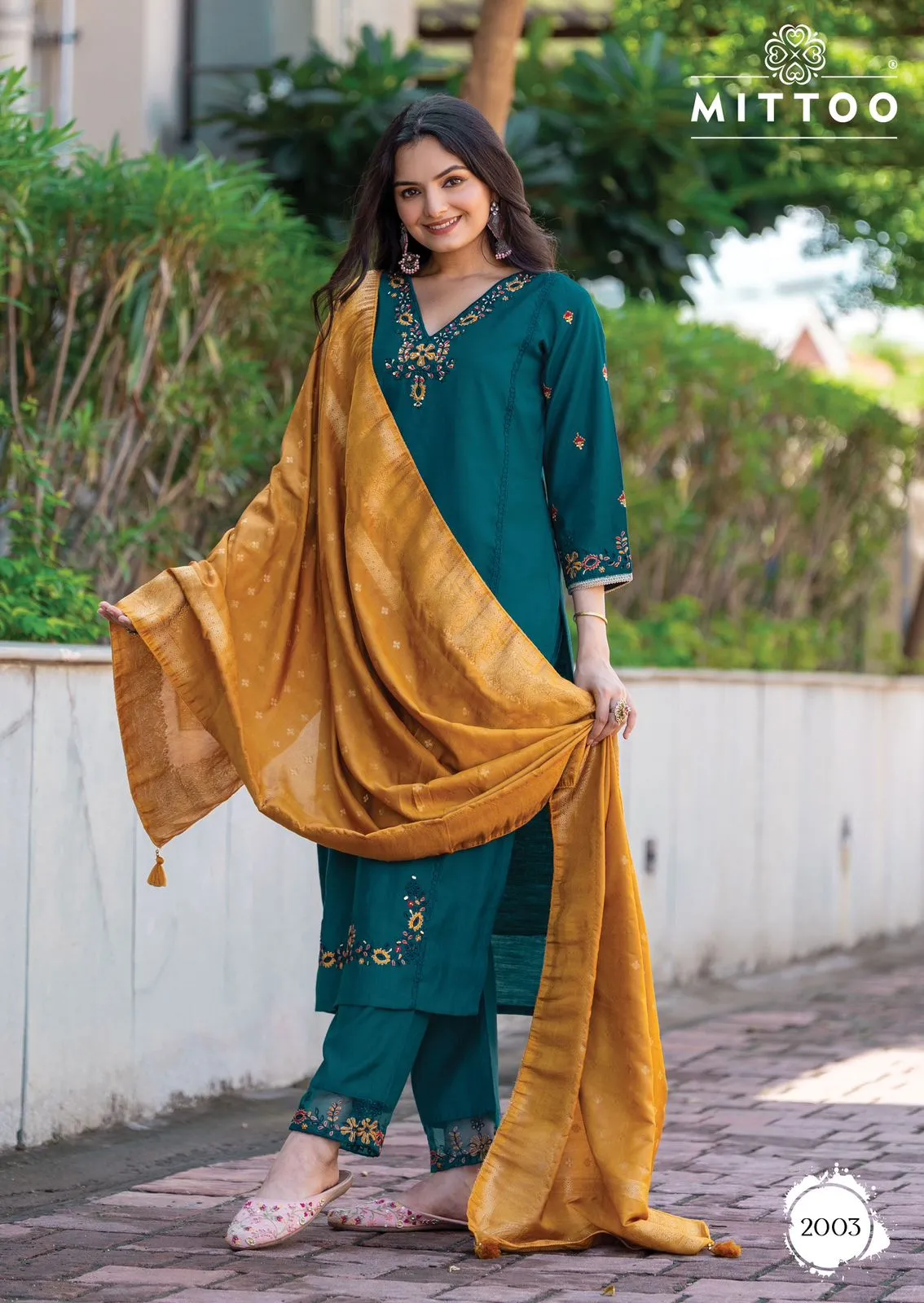 Mittoo Anara Modal Slub Wholesale Readymade Salwar Suit Collection — Wholesale Readymade Suit, Mittoo wholesale from Surat - Gallery Image 3