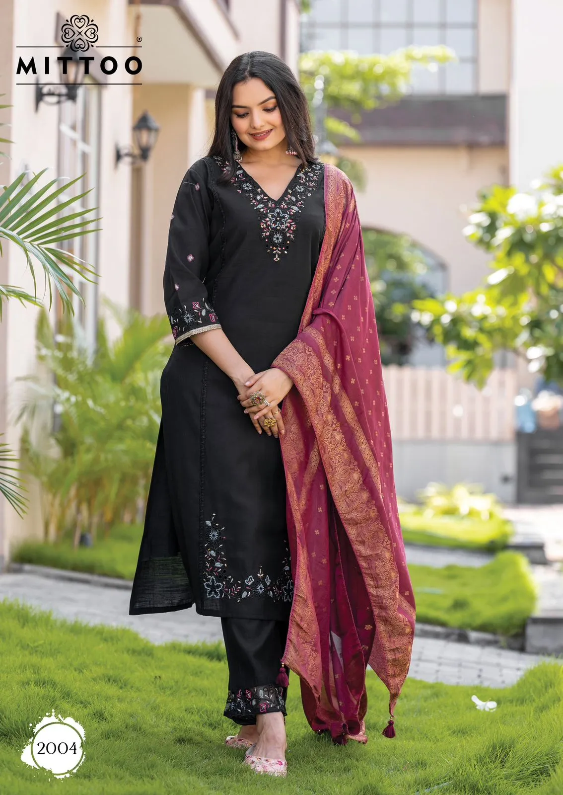 Mittoo Anara Modal Slub Wholesale Readymade Salwar Suit Collection — Wholesale Readymade Suit, Mittoo wholesale from Surat - Gallery Image 4