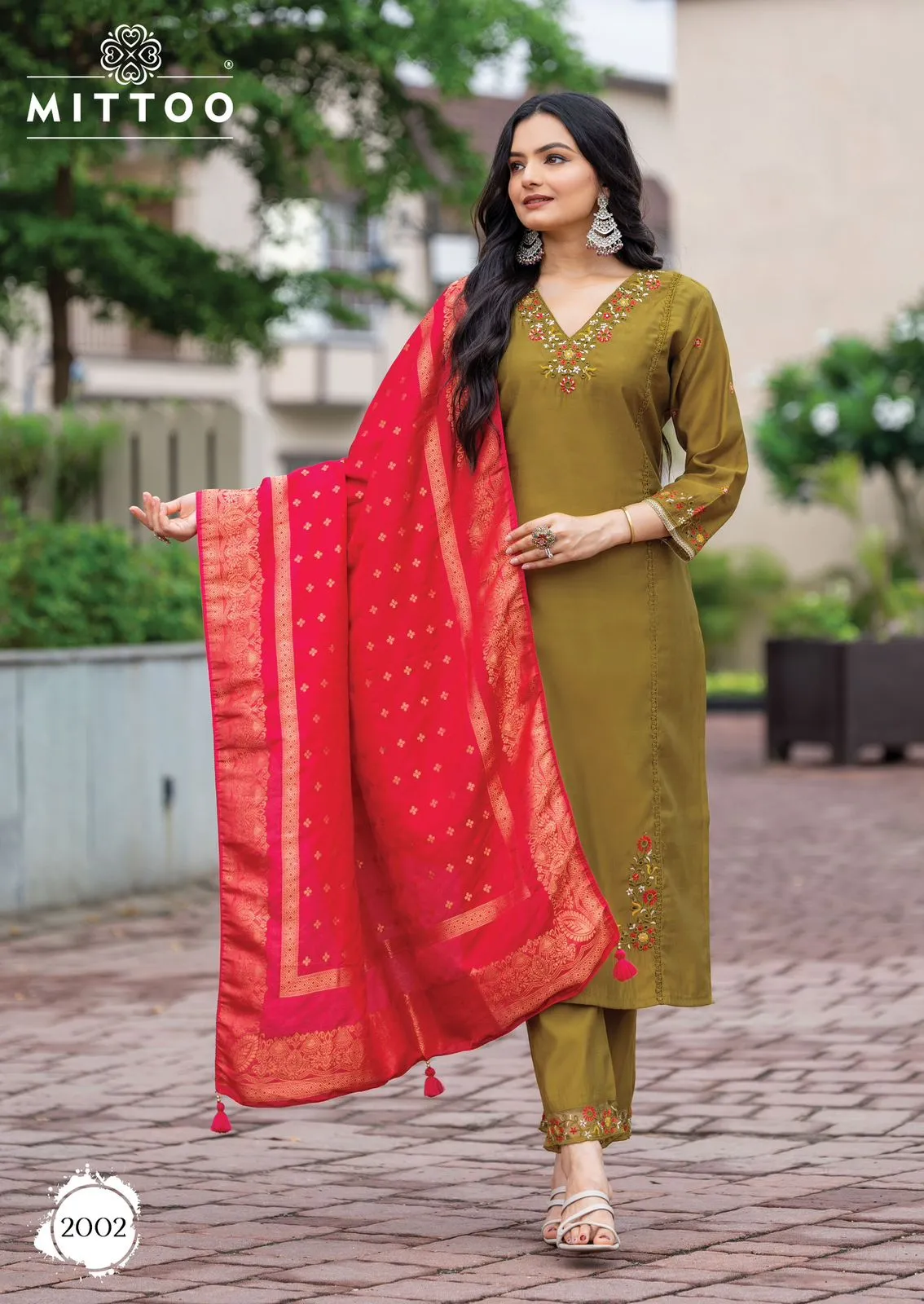 Mittoo Anara Modal Slub Wholesale Readymade Salwar Suit Collection — Wholesale Readymade Suit, Mittoo wholesale from Surat - Gallery Image 6
