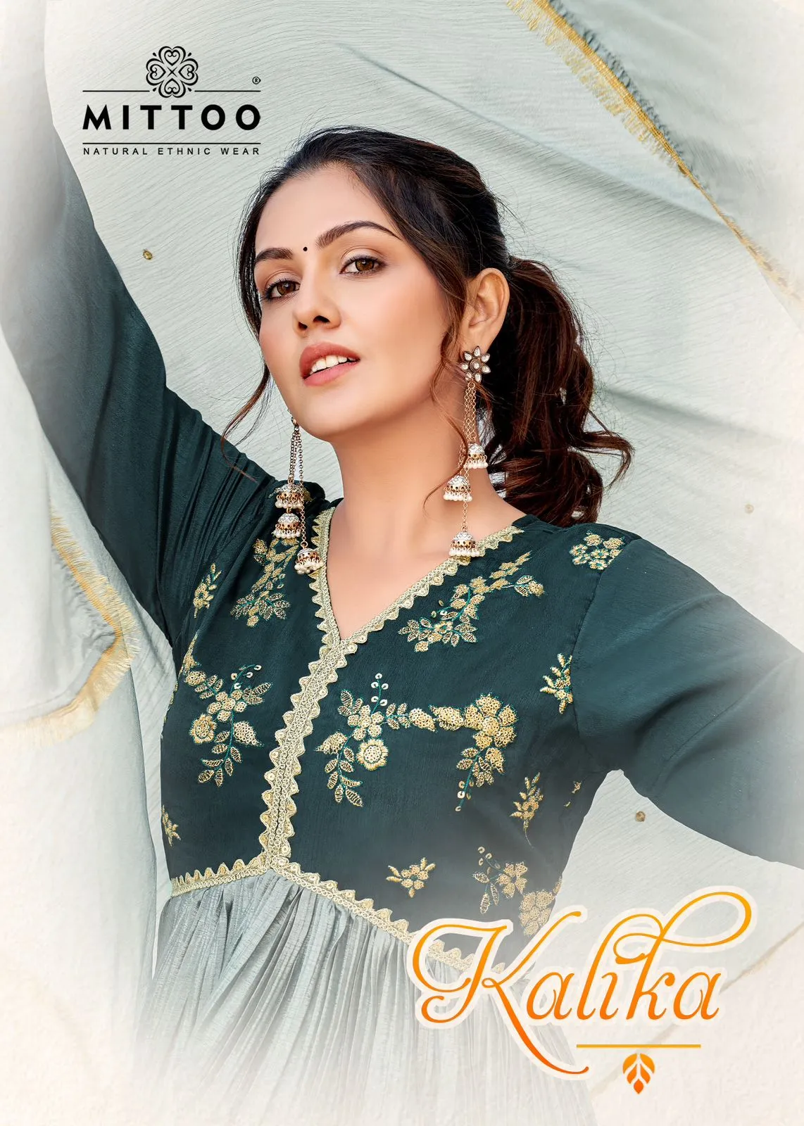 Mittoo Kalika Chinnon Wholesale Readymade Salwar Suit Collection
