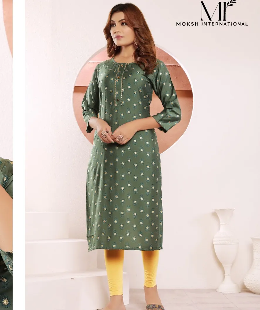 Moksh Star Vol 2 Viscose Printed Wholesale Fancy Kurtis Collection