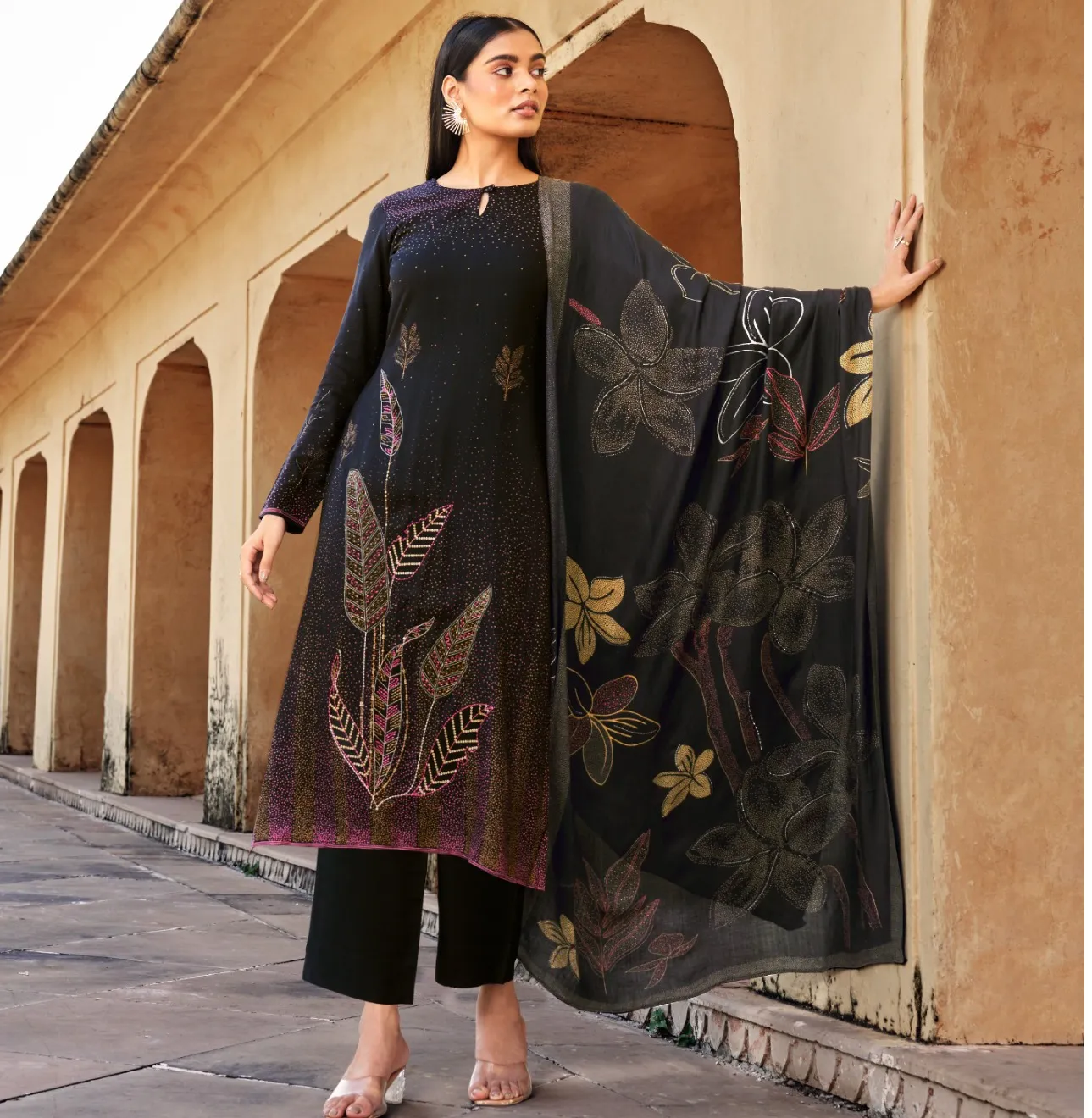 Mumtaz Khwaish Viscose Pashmina Printed Wholesale Winter Collection