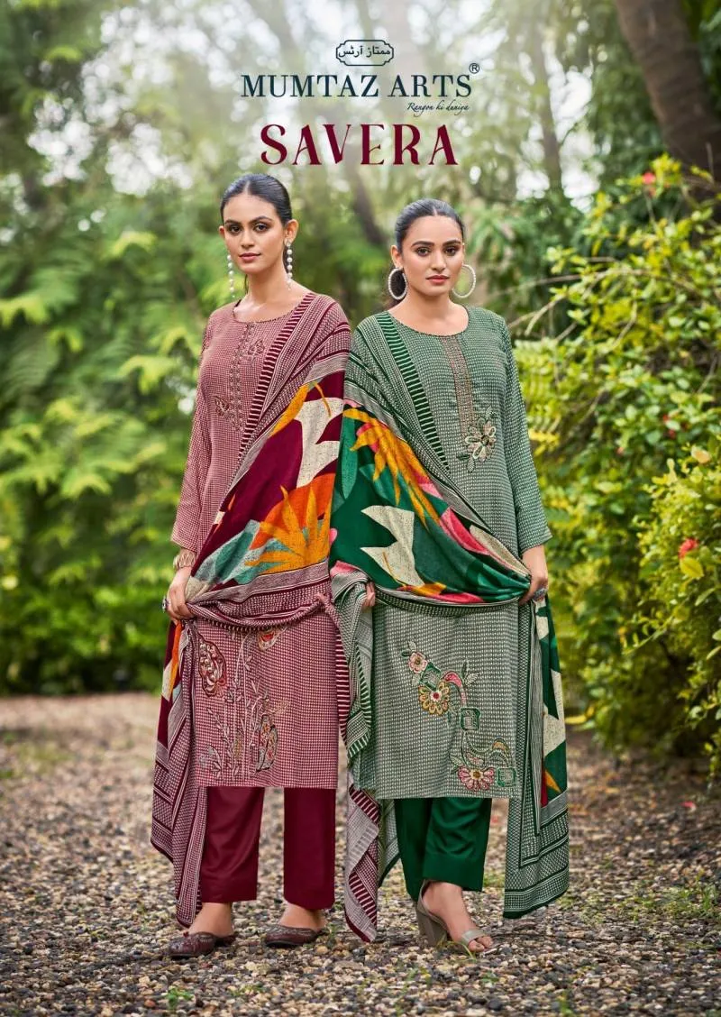 Mumtaz Savera Pashmina Digital Printed Wholesale Winter Collection