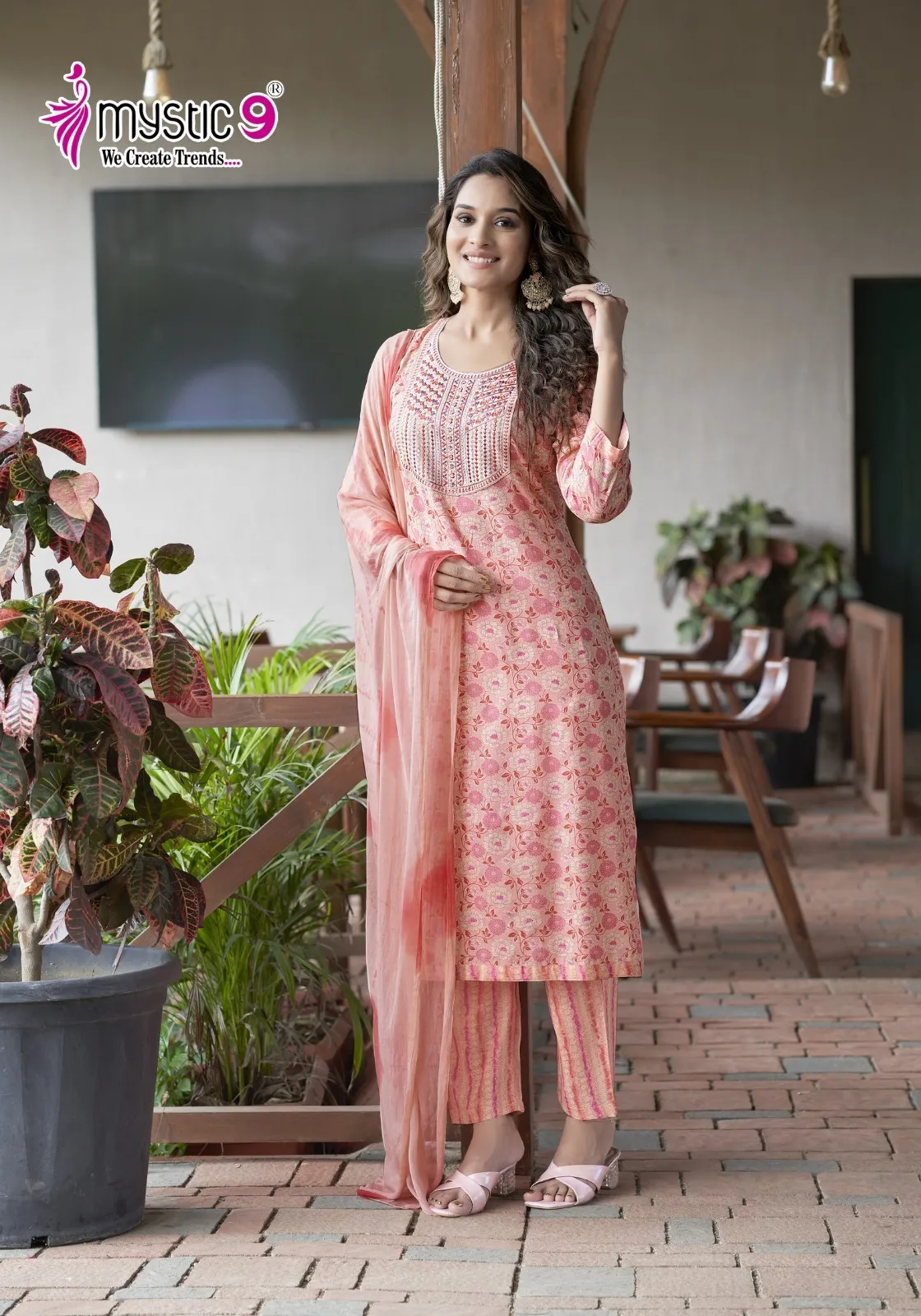 Mystic 9 Shagun Vol 11 Rayon Capsule Foil Print Wholesale Readymade Salwar Suit Collection - Image 6