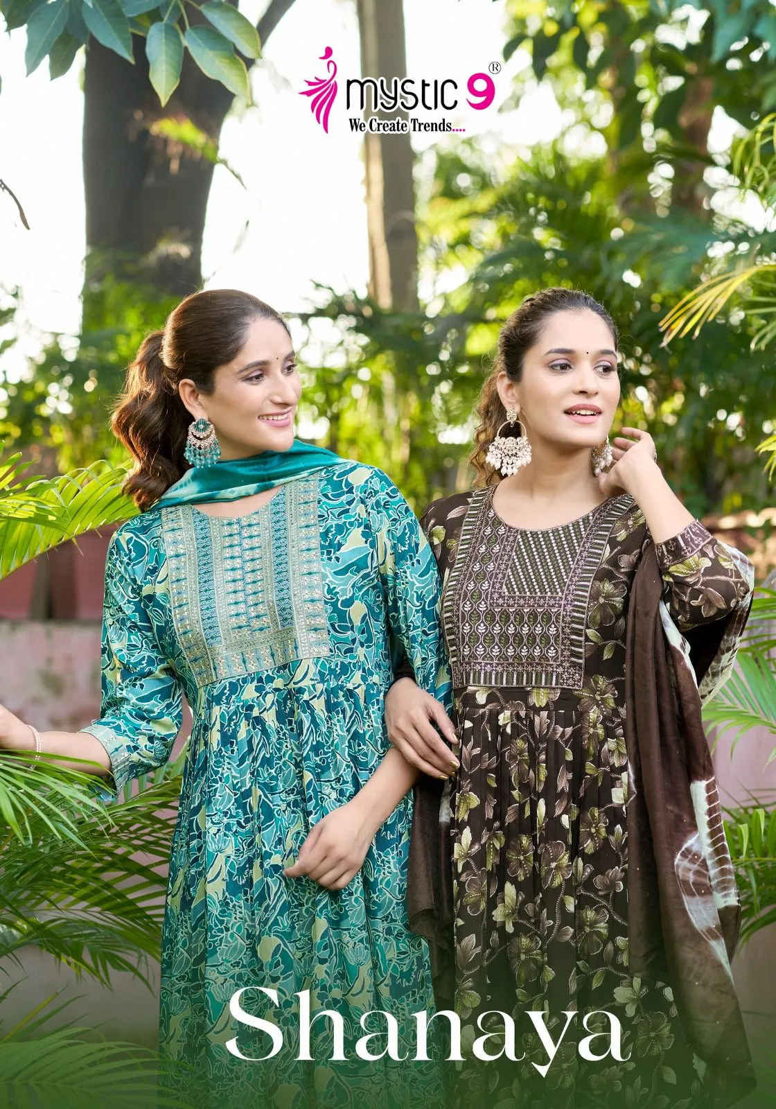 Mystic 9 Shanaya Vol 6 Premium Quality Rayon Foil Print Wholesale Readymade Salwar Suit Collection