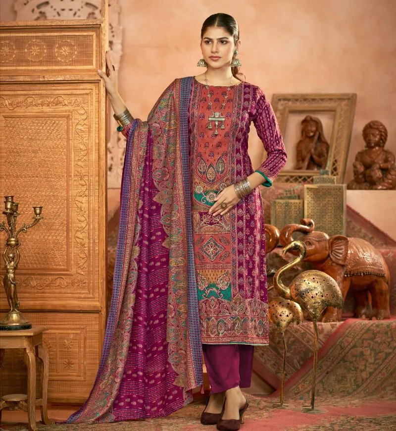 Nishant Fashion Tannisa Pure Pashmina Twill Wholesale Winter Salwar Suit Collection