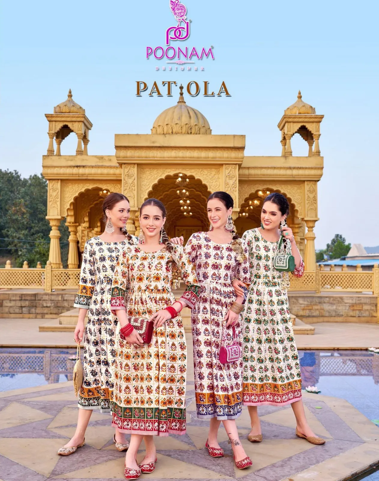 Poonam Designer Patola Cotton Wholesale Fancy Gowns Collection