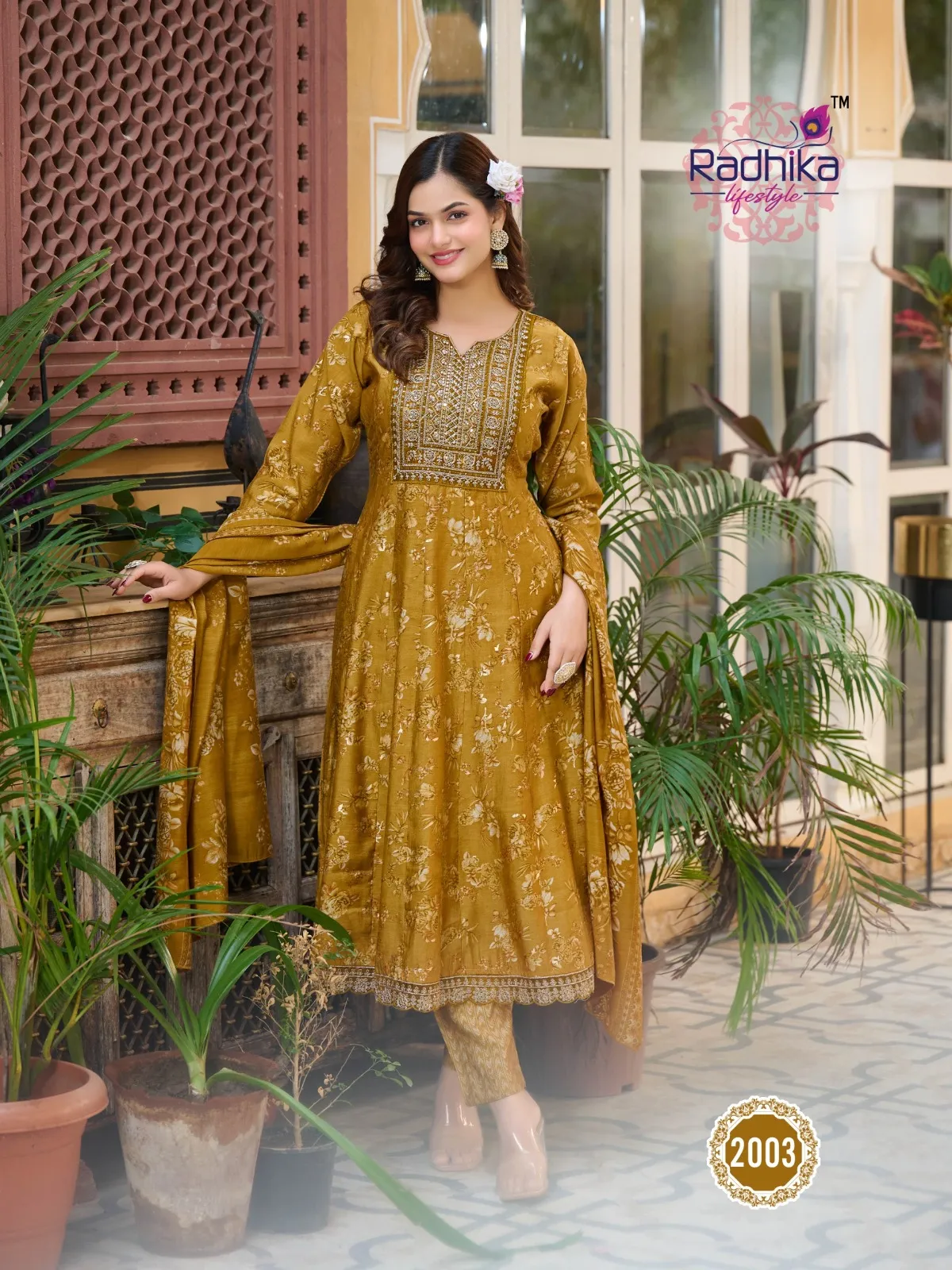 Radhika Kalki Vol 2 Schimer Kurti Bottom With Dupatta Catalog