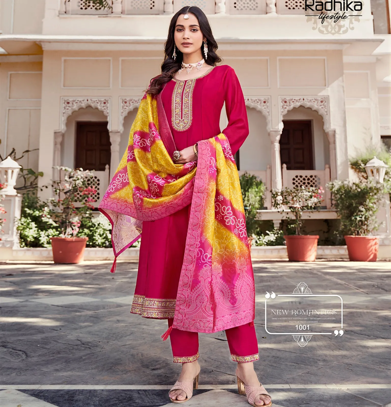 Radhika Malang Vol 1 Vichitra Silk Wholesale Readymade Salwar Suit Collection