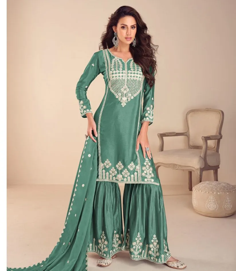 Rasalika Mehfil Real Chinnon Silk Wholesale Designer Salwar Suit Collection