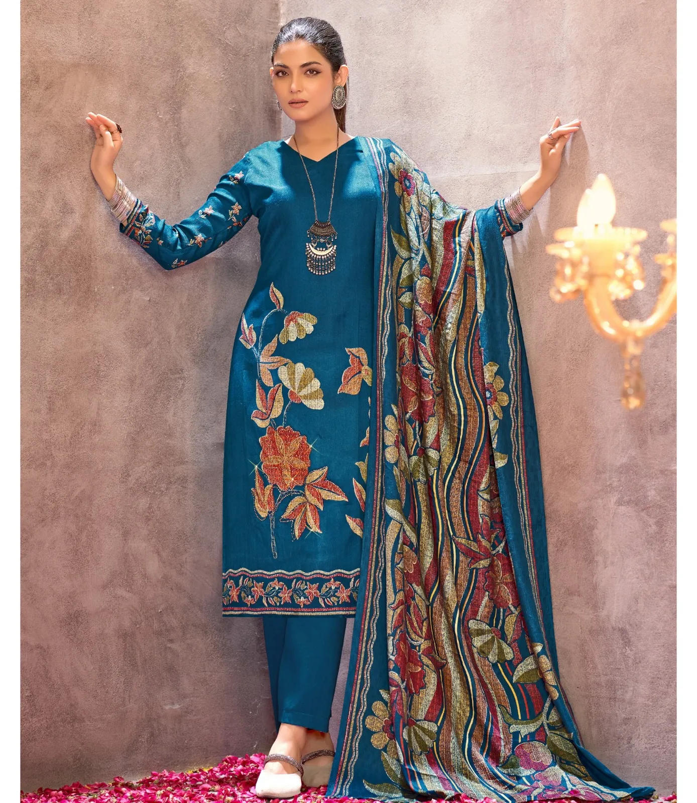 Roli Moli Haniya Pashmina Wholesale Winter Salwar Suit Collection