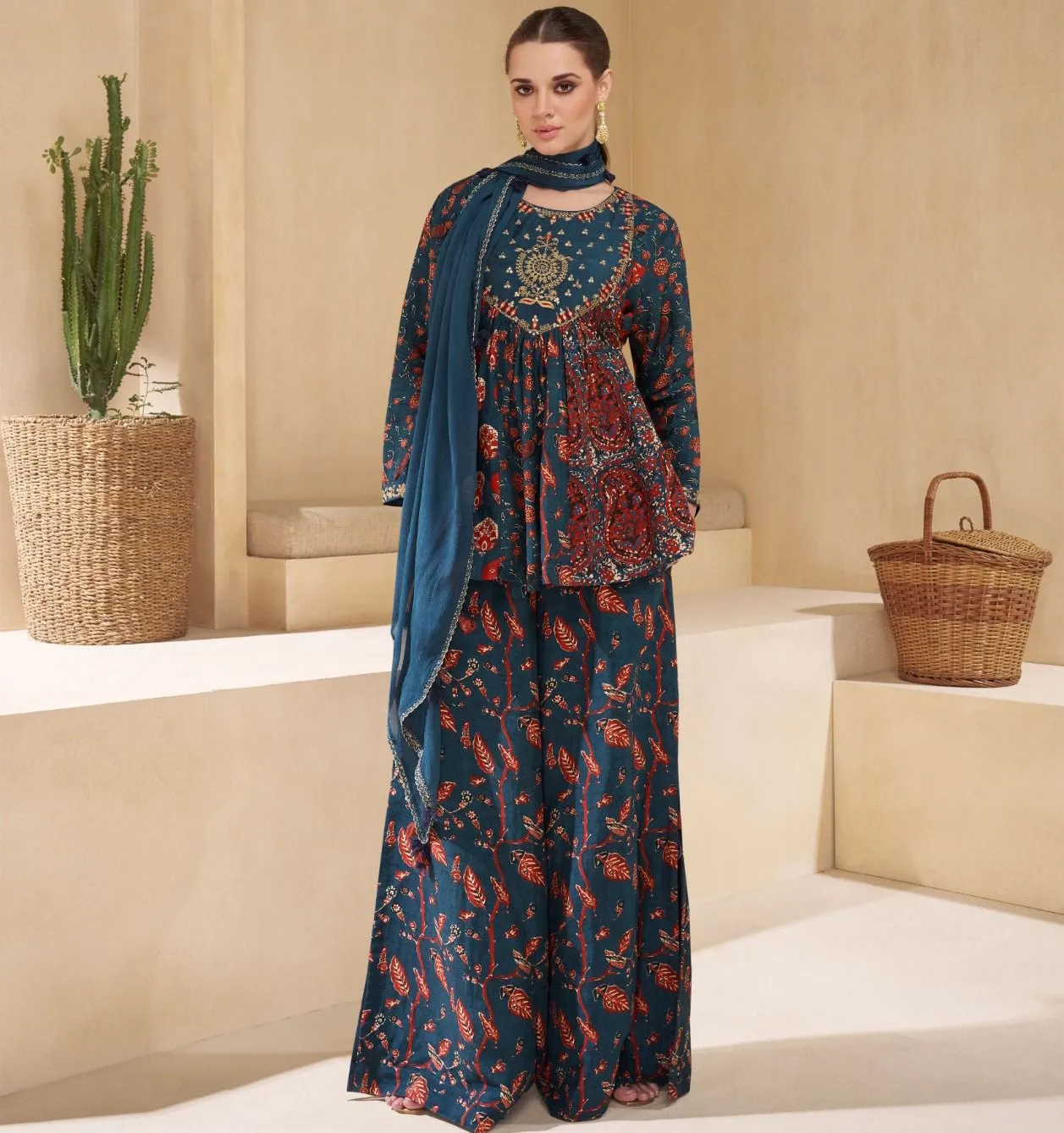 Sayuri Chakori Nx Muslin Chiffon Silk Wholesale Designer Salwar Suit Collection