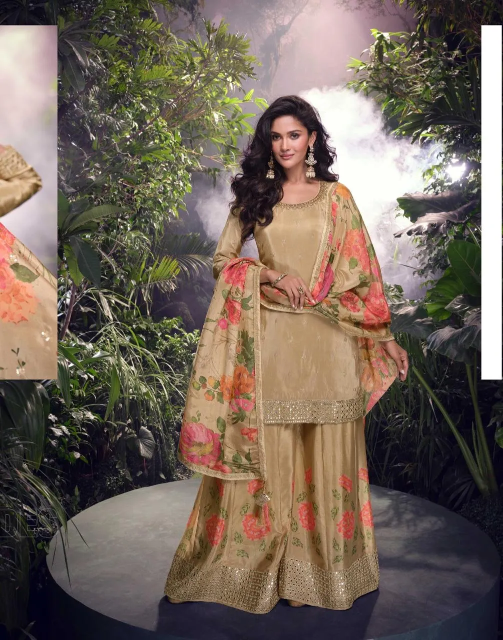 Sayuri Designer Sehenaaz Real Chinon Silk Wholesale Designer Salwar Suit Collection - Image 5