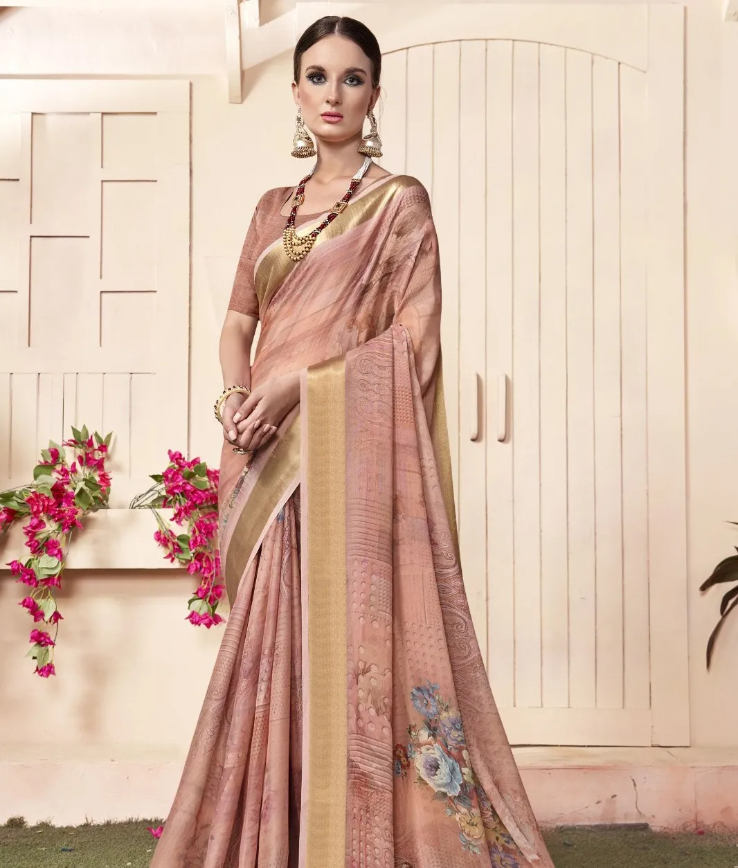 Shalu-08 Moss Georgette Wholesale Fancy Sarees Collection