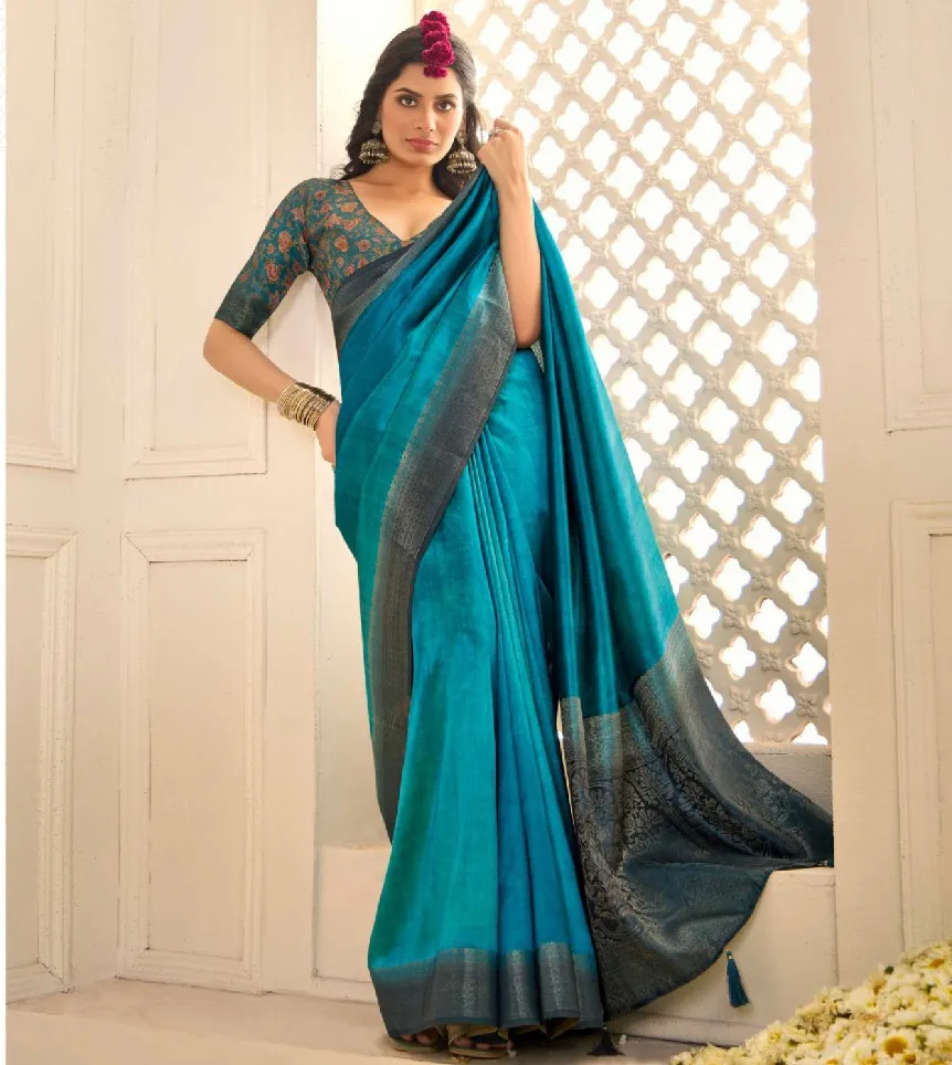 Shubh Shree Pallavi-3 Pure Tusser Silk Wholesale Fancy Sarees Collection