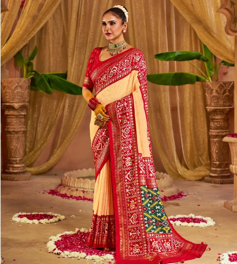 Shubh Shree Sukanya Velvet Tusser Silk Wholesale Fancy Sarees Collection