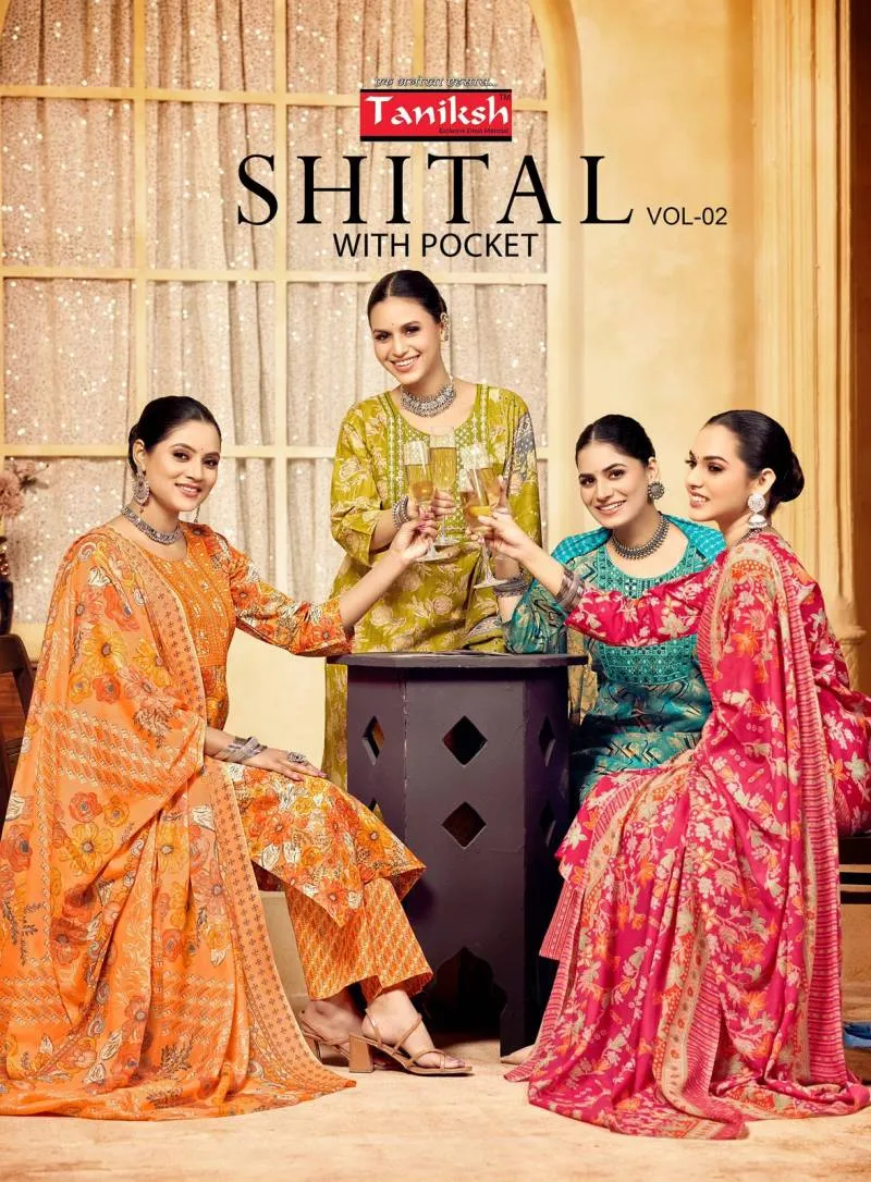Taniksh Shital Vol 2 Cotton Printed Wholesale Readymade Salwar Suit Collection