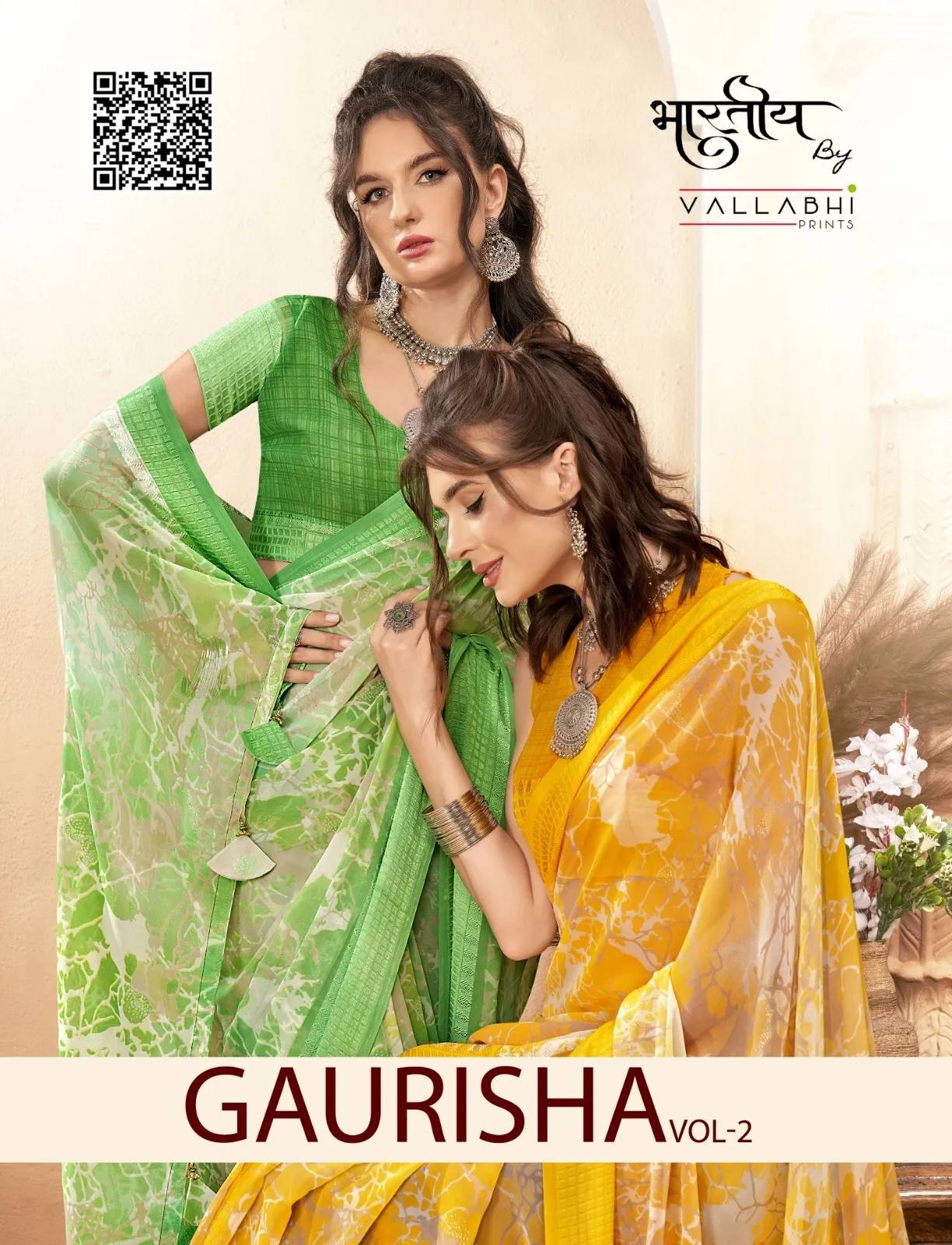 Vallabhi Prints Gaurisha-02 Georgette Wholesale Fancy Sarees Collection