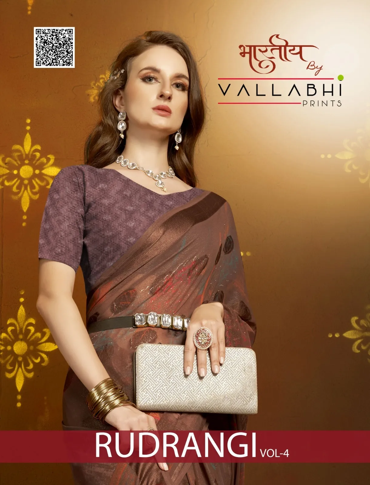 Vallabhi Prints Rudrangi-04 Shimmer Wholesale Fancy Sarees Collection