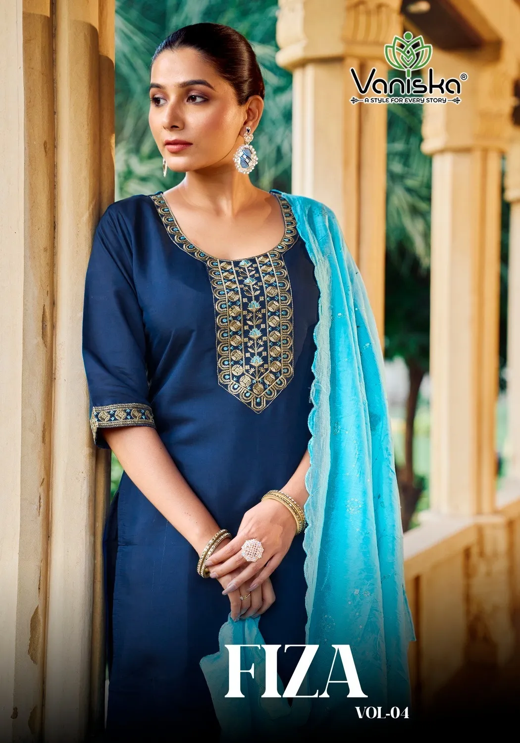 Vaniska Fiza Vol 4 Roman Silk Wholesale Readymade Salwar Suit Collection