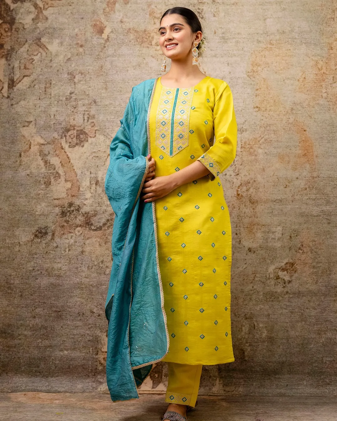 Vardan Ethnic Gouri Roman Silk Wholesale Readymade Salwar Suit Collection