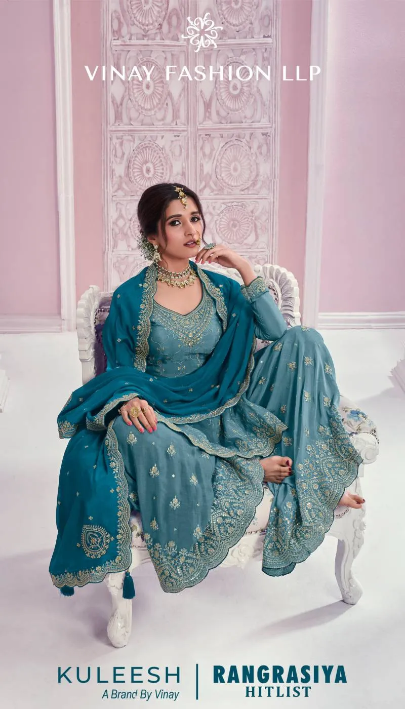 Vinay Kuleesh Rangrasiya Hitlist Wholesale Designer Salwar Suit Collection
