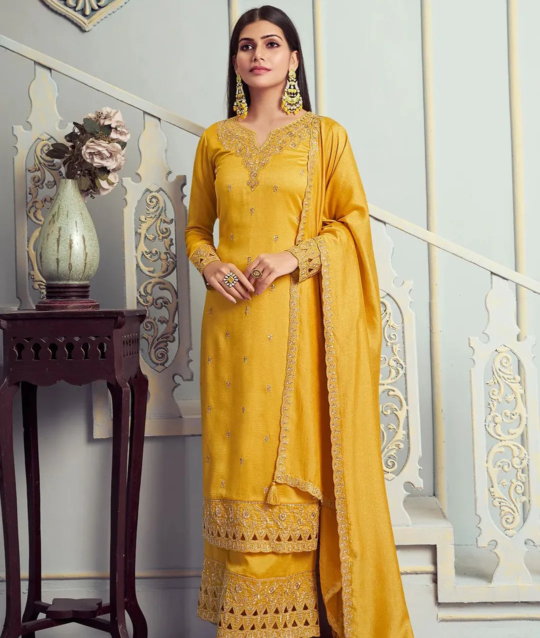 Vinay Kuleesh Shaheen 8 Embroidered Wholesale Designer Salwar Suit Collection