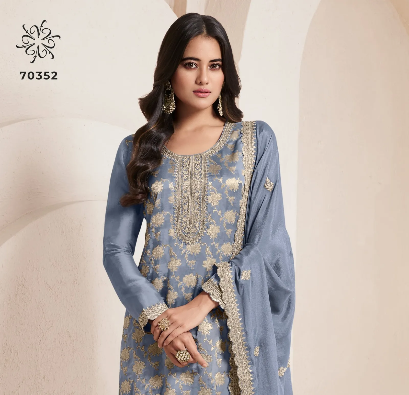 Vinay Kuleesh Silky 4 Lotus Silk Wholesale Designer Salwar Suit Collection