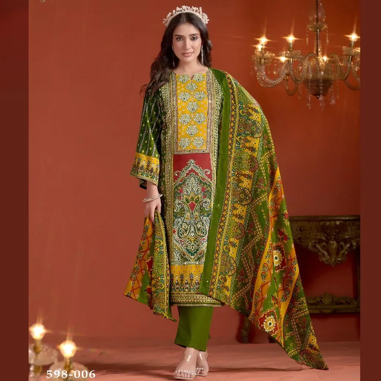 Zulfat Sajni Vol 2 Cotton Printed Wholesale Fancy Salwar Suit Collection — Wholesale Dress Material, Zulfat Designer wholesale from Surat — view 1