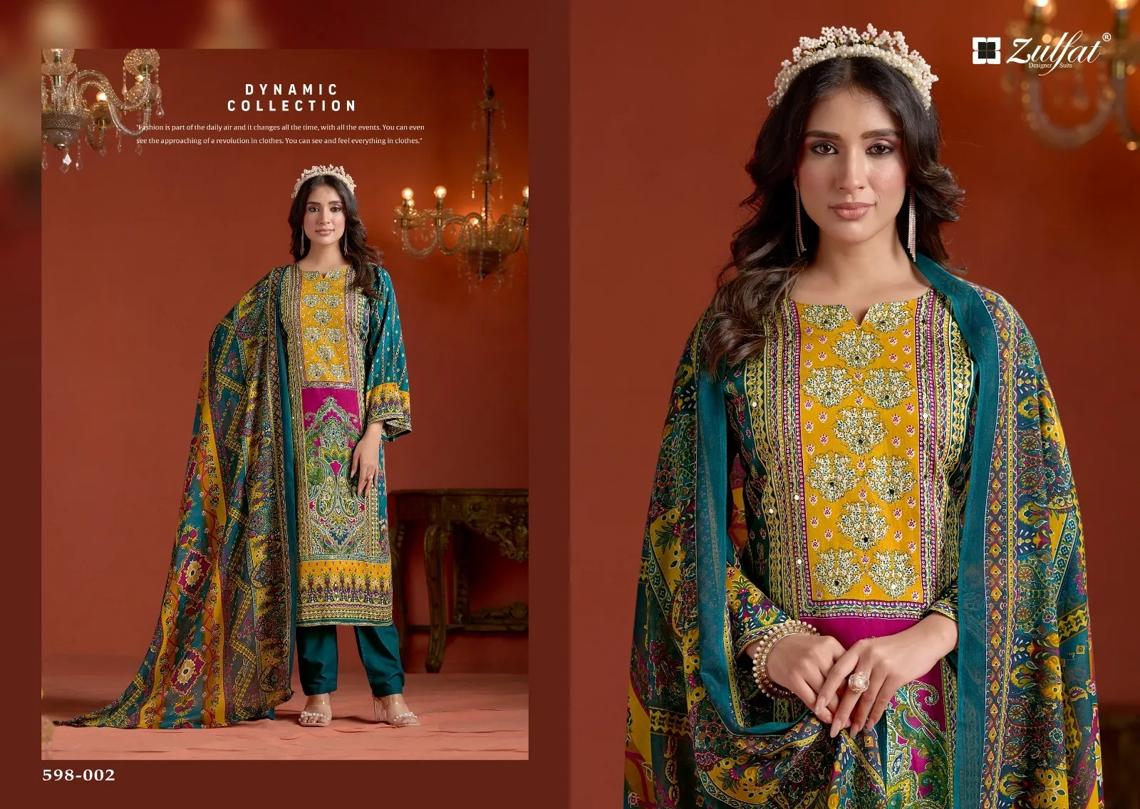 Zulfat Sajni Vol 2 Cotton Printed Wholesale Fancy Salwar Suit Collection — Wholesale Dress Material, Zulfat Designer wholesale from Surat — view 6