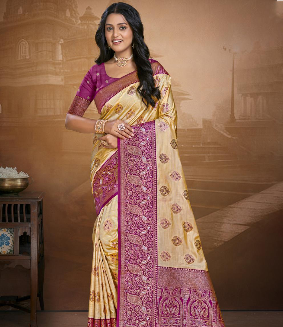 Bunawat Leela Silk Vol 1 Festive Wear Silk Wholesale Fancy Sarees Collection