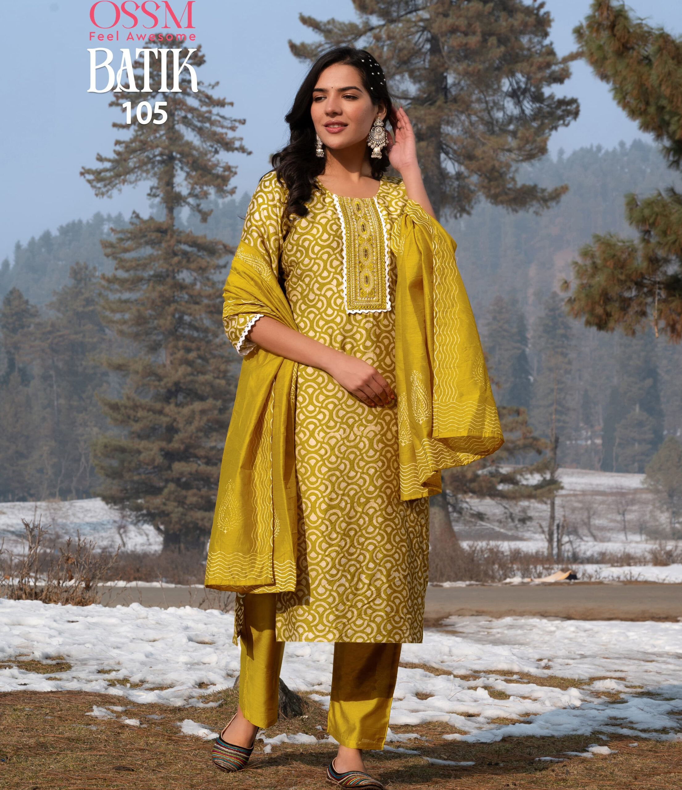 Ossm Batik Vol 04 Chanderi Wholesale Readymade Salwar Suit Collection