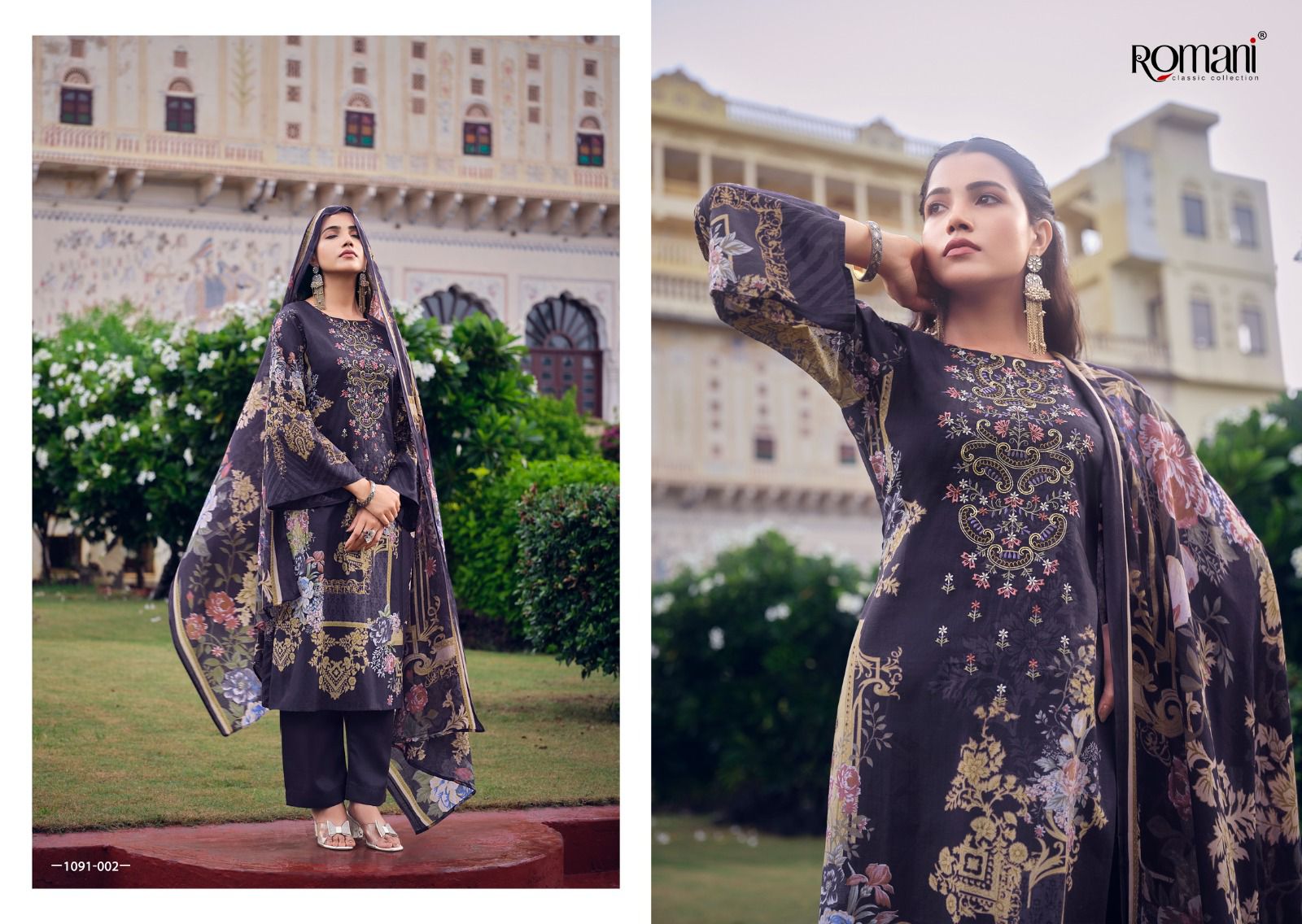 Romani Aarzu Vol 8 Cotton Digital Printed Wholesale Pakistani Salwar Suit Catalog - Image 5
