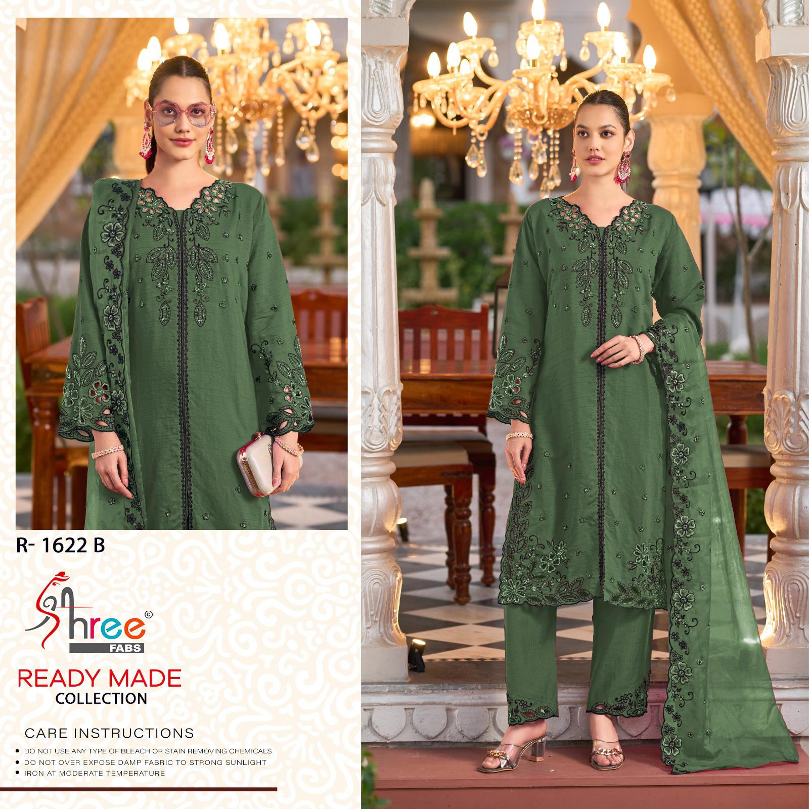 Shree R 1622 Silk Wholesale Pakistani Salwar Suit Catalog - Image 3
