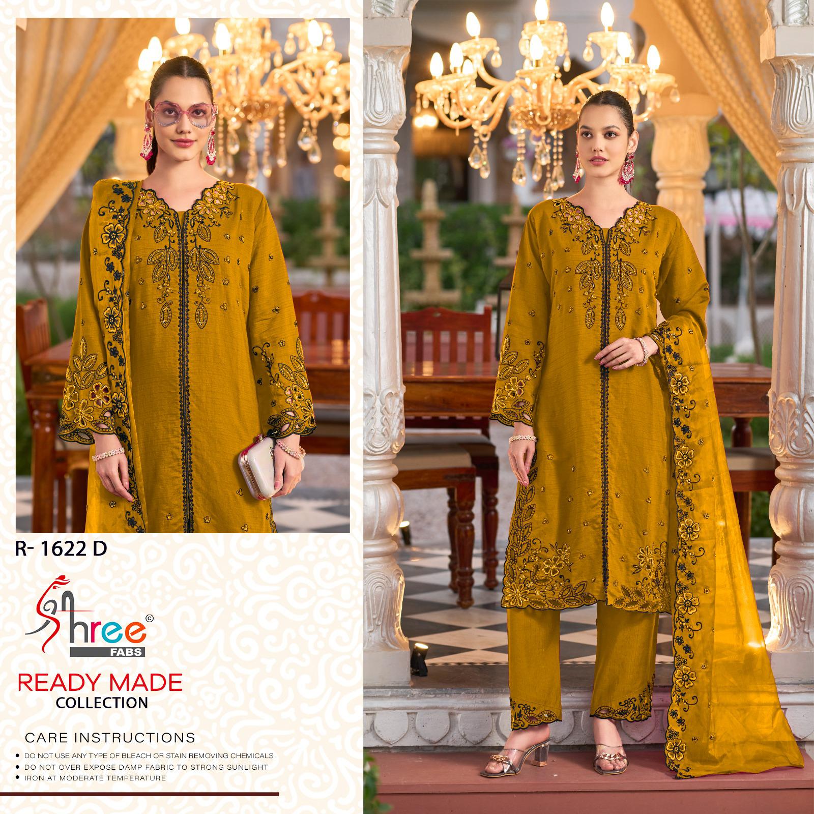 Shree R 1622 Silk Wholesale Pakistani Salwar Suit Catalog - Image 4