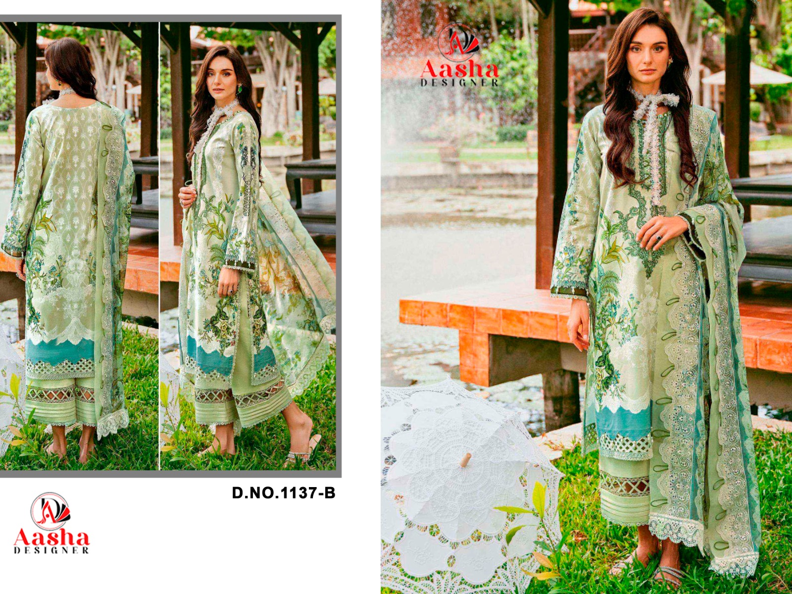 Aasha 1137 Cotton Printed Wholesale Pakistani Salwar Suit Catalog - Image 3